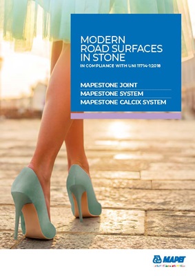 Modern road surfaces in stone in compliance with UNI 11714-1:2018